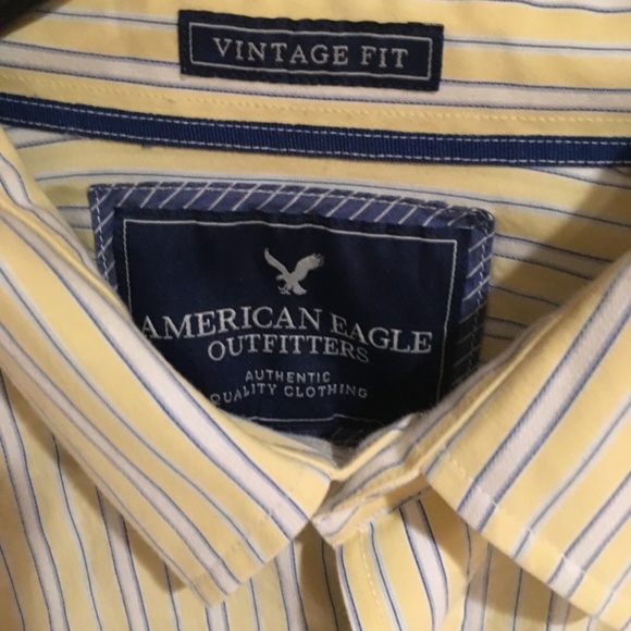 American Eagle Outfitters Men's Long-Sleeve Polo - Picture 3 of 3